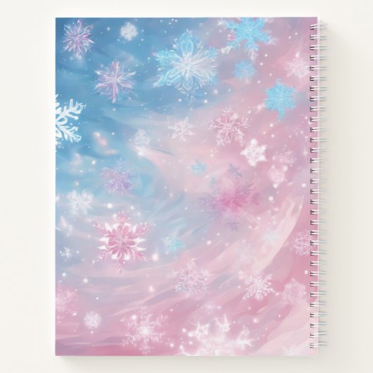 Whimscal Snowflake Journal, Winter Notitieboek (Achterkant)