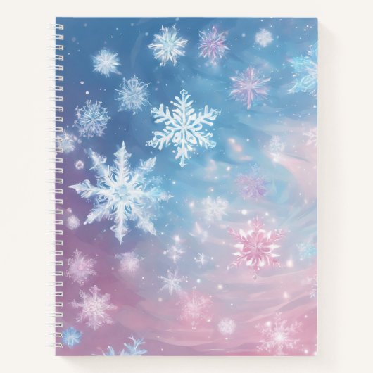 Whimscal Snowflake Journal, Winter Notitieboek (Voorkant)