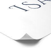 Whimse watercolor walvis en vissen poster (Hoek)