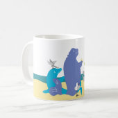 Whimse zeedieren koffiemok (Voorkant links)