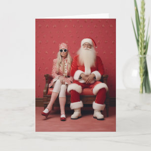 Whimserige Kerstduo: Kerstman en mevrouw Claus