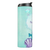 Whimsey Aquarium 2 Folk Art Thermosbeker (Gedraaid links)