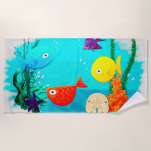 Whimsey Aquarium Cartoon Fish