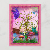 Whimsey Gardens Fantasy Art Briefkaart (Voorkant)