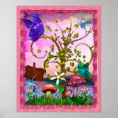 Whimsey Gardens Fantasy Art Poster (Voorkant)