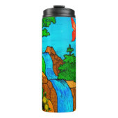 Whimsey Herfst Natuur Fantasy Thermosbeker (Voorkant)