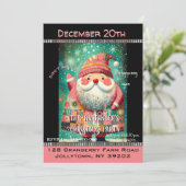 Whimsey Sinterklaas Cutie Kerstfeest Kaart (Staand voorkant)