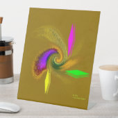 "Whimsical" 10" x 12" voetstuk Reclamebord Met Voetstuk (Insitu)