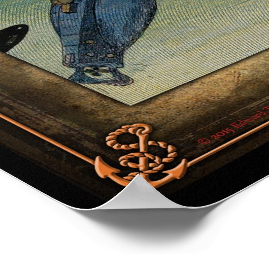 Whimsical 1909 Zee Battle Poster (Hoek)