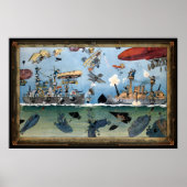 Whimsical 1909 Zee Battle Poster (Voorkant)