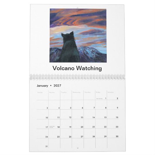 Whimsical 2014 kalender (Jan 2027)