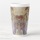 Whimsical 3 Face Love Amy Original Painting Latte Mok (Voorkant)