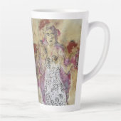 Whimsical 3 Face Love Amy Original Painting Latte Mok (Rechts)