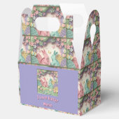 Whimsical 3D Paper Cut Bunny & Easter Eggs Custom  Bedankdoosjes (Geopend)