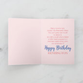 Whimsical 4 juli Vuurwerk Verjaardag Kaart (Binnen)