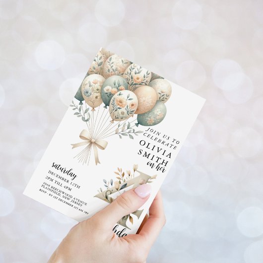 Whimsical 4e verjaardag kaart