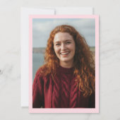 Whimsical 50 and Fabulous Doodle and Bow Photo Kaart (Achterkant)