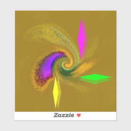 "Whimsical" Aangepast gesneden vinylSticker Sticker