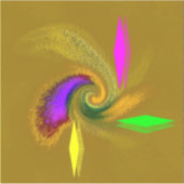 "Whimsical" Aangepast gesneden vinylSticker Sticker (Voorkant)