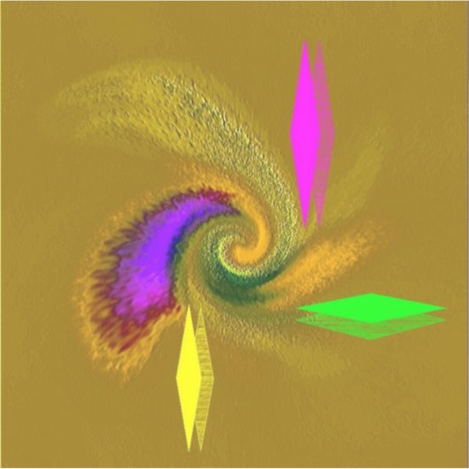 "Whimsical" Aangepast gesneden vinylSticker Sticker (Voorkant)