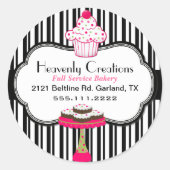 Whimsical aangepaste bakkerij Sticker (Voorkant)