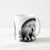 Whimsical Aardvark Mok voor Dierenvrienden (Voorkant rechts)