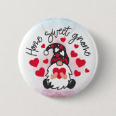 Whimsical Abode: Home Sweet Gnome Button (Voorkant)