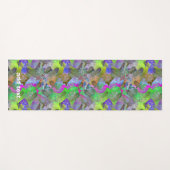 Whimsical Abstract Botanische Abstracte Kunst Yogamat (Voorkant (horizontaal))