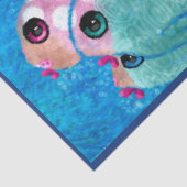 Whimsical Abstract Fish Nautical Coastal Decoupage Tissuepapier (Detail)