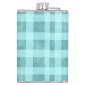 Whimsical Abstract Mermaid Nautical Teal Seashells Heupfles (Achterkant)