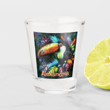 Whimsical Abstract Toekan Vogel Persoonlijk