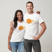 Whimsical ABSTRACT ZON Kunstwerk Creatie T-shirt (Unisex)
