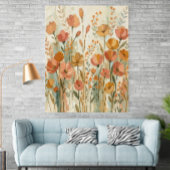 Whimsical Abstracte Bloem Botanische Muurkunst Poster