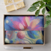 Whimsical Abstracte Dragonfly Bloemen Decoupage Tissuepapier (Geschenk)