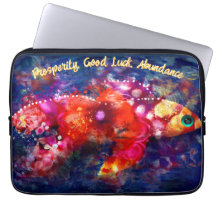 Whimsical Abstracte goudvis Paarse Sinaasappel Roz