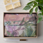 Whimsical Abstracte Kunst Collage Decoupage Tissuepapier (Geschenk)