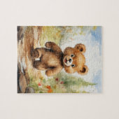 Whimsical Adventure wacht met ons Schattigee Beer- Legpuzzel (Horizontaal)