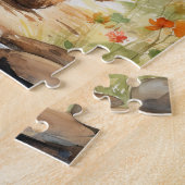 Whimsical Adventure wacht met ons Schattigee Beer- Legpuzzel (Zijkant)