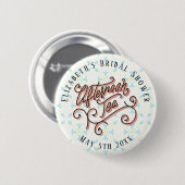 Whimsical Aftermiddag Tea Buttonnen Ronde Button 5,7 Cm (Voorkant /achterkant)