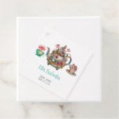 Whimsical Aftermiddag Tea Party Bedankjes Labels (In situ)