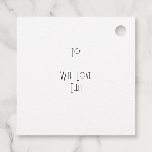 Whimsical Aftermiddag Tea Party Bedankjes Labels (Achterkant)