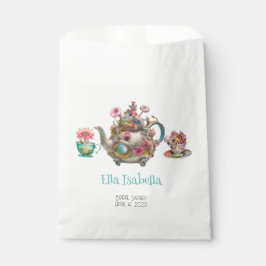 Whimsical Aftermiddag Tea Party Favor Bag Bedankzakje