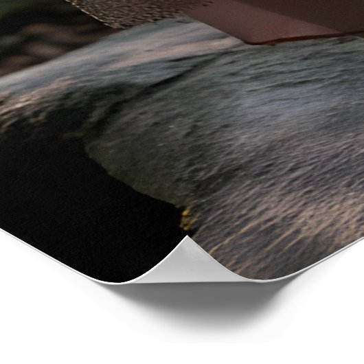 Whimsical Afternoon Tea Setup in het Mystieke Bos Poster (Hoek)