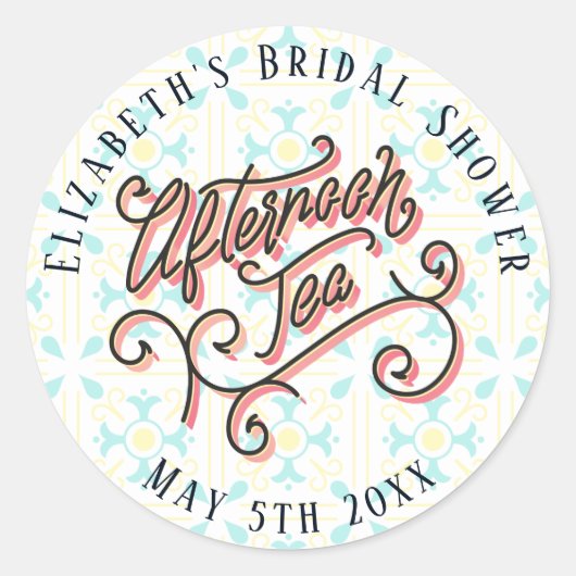 Whimsical Afternoon Tea Stickers (Voorkant)