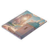 Whimsical AI-kunst notitieboek planner (Linkerzijde)