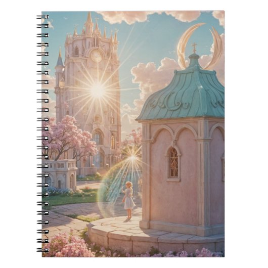 Whimsical AI-kunst notitieboek planner (Voorkant)