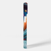 Whimsical Airedale Terrier Werkt Als Astronaut Case-Mate iPhone Case (Achterkant / Rechts)