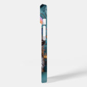 Whimsical Airedale Terrier Werkt Als Astronaut Case-Mate iPhone Case (Achterkant / Links)
