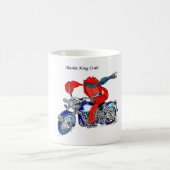 Whimsical Alaska King Crab op Mok motorfiets (Center)