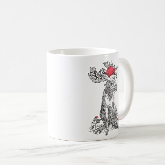 Whimsical Alaska Wildlife Coffee Mok (Voorkant rechts)
